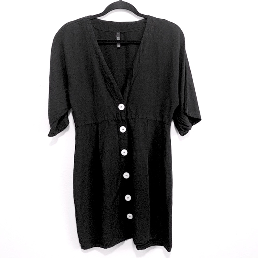 ZARA TRF Collection Linen Blend Dress